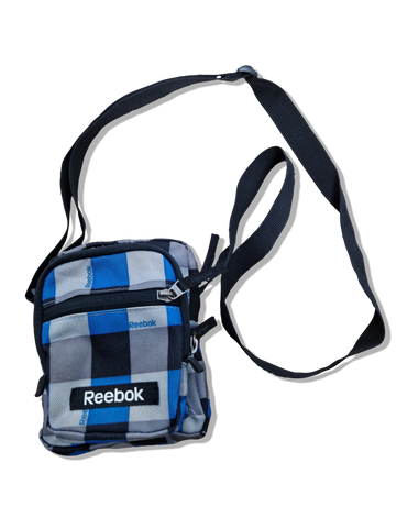 Moderne Reebok Umhängetasche Crossbody Shoulderbag Blau Grau