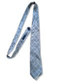 Moderne Burberry Krawatte Monogramm Made In Italy Basic Grau