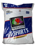 Rare! Vintage Fruit Of The Loom Shirt 3erPack Deadstock Made In USA Weiß L