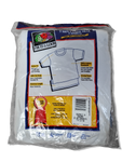 Rare! Vintage Fruit Of The Loom Shirt 3erPack Deadstock Made In USA Weiß L