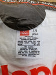 Rare! Vintage Hanes Shirt 1995 Deadstock Blank Single Stitched Made In USA Weiß (42/44) L