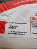 Rare! Vintage Hanes Shirts 3erPack Deadstock 1997 Single Stitched Made In USA Weiß (42-44) L