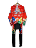 Moderner M&M's Radsport Zweiteiler Neu Mit Etikett "Just for you" Rot Bunt L