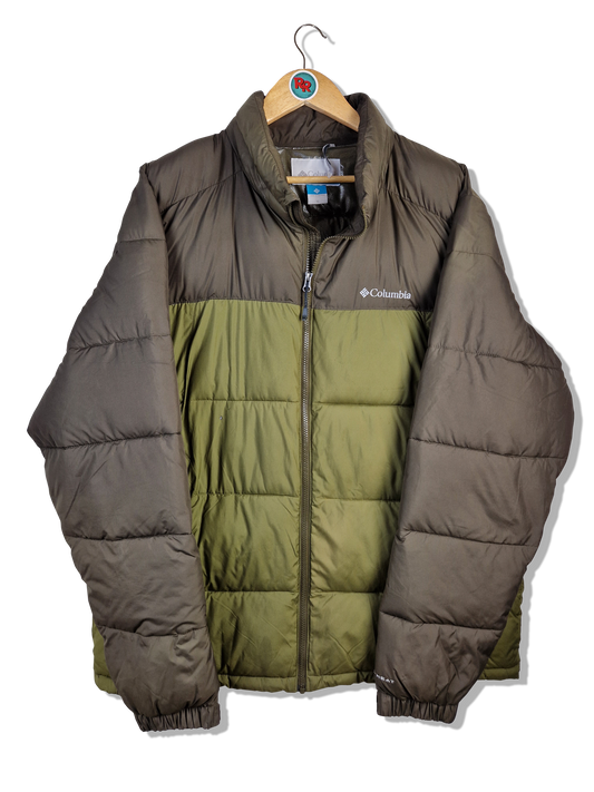 Moderne Colombia Winterjacke Puffer Omni-Heat Grün XL