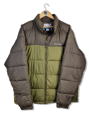 Moderne Colombia Winterjacke Puffer Omni-Heat Grün XL