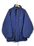 Vintage Nike Winterjacke Parka Mit Hüftzug Blau XL