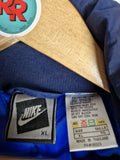 Vintage Nike Winterjacke Parka Mit Hüftzug Blau XL