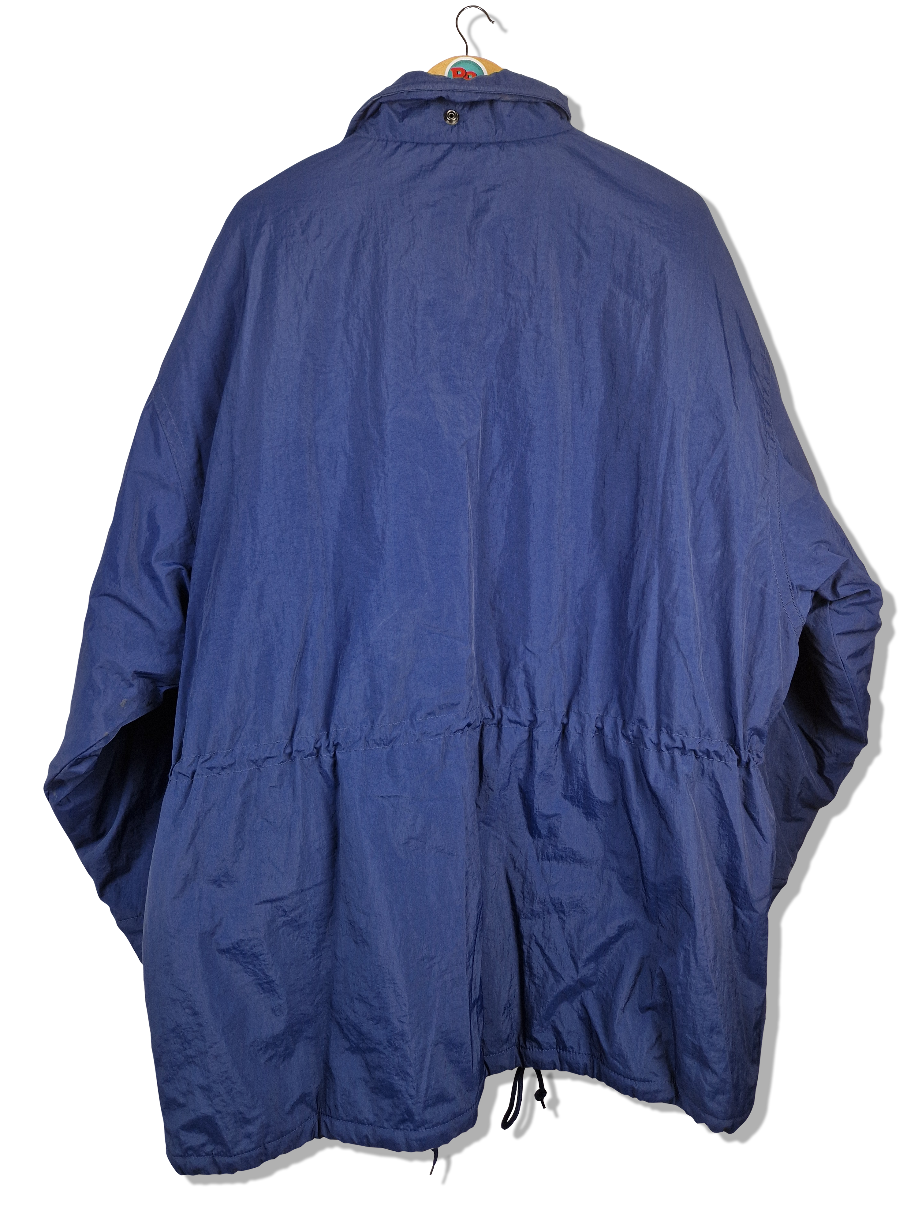 Vintage Nike Winterjacke Parka Mit Hüftzug Blau XL