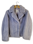 Moderne Stand Studio Jacke Dicker Fleece Flieder (36) S