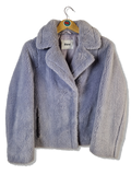 Moderne Stand Studio Jacke Dicker Fleece Flieder (36) S