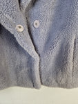 Moderne Stand Studio Jacke Dicker Fleece Flieder (36) S