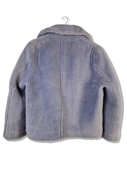 Moderne Stand Studio Jacke Dicker Fleece Flieder (36) S