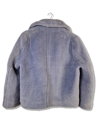 Moderne Stand Studio Jacke Dicker Fleece Flieder (36) S