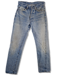 Rare! Vintage Levis Jeans 80s Red Line Selvedge Hellblau S-M