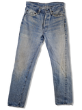 Rare! Vintage Levis Jeans 80s Red Line Selvedge Hellblau S-M