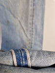 Rare! Vintage Levis Jeans 80s Red Line Selvedge Hellblau S-M