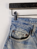 Rare! Vintage Levis Jeans 80s Red Line Selvedge Hellblau S-M