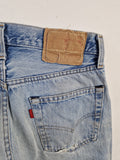 Rare! Vintage Levis Jeans 80s Red Line Selvedge Hellblau S-M