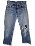 Vintage Levis Jeans Distressed Blau W32