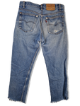 Vintage Levis Jeans Distressed Blau W32