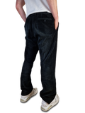 Vintage Tommy Hilfiger Cordhose Baker Opti Zip Schwarz L-XL