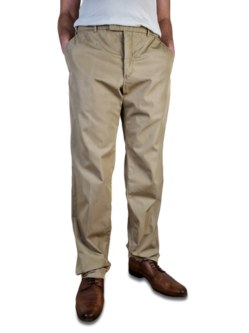 Moderne Zegna Anzughose Basic Hellbraun Beige (52R) L-XL