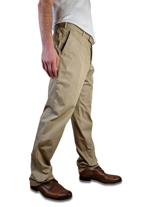 Moderne Zegna Anzughose Basic Hellbraun Beige (52R) L-XL