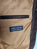 Vintage Abrams Cordanzug By Ansons Finest Cotton Braun (48) L-XL