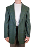 Vintage Ermenegildo Zegna Sakko By Sander Hamburg Windsor Schurwolle Grün (50) M-L