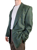 Vintage Ermenegildo Zegna Sakko By Sander Hamburg Windsor Schurwolle Grün (50) M-L