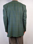 Vintage Ermenegildo Zegna Sakko By Sander Hamburg Windsor Schurwolle Grün (50) M-L