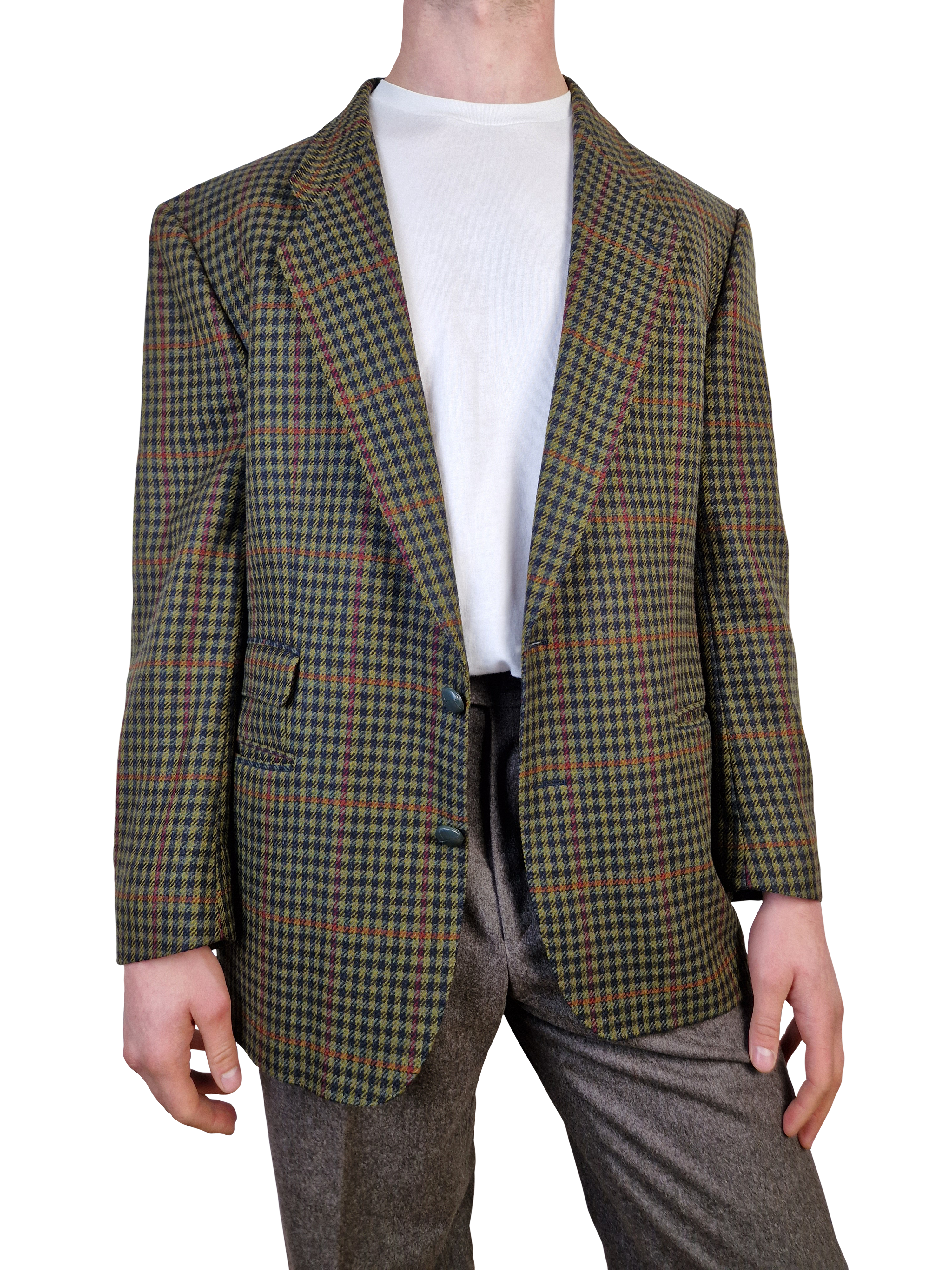 Vintage Loro Piana Sakko Made In Italy Schurwolle & Cashmere Braun M-L
