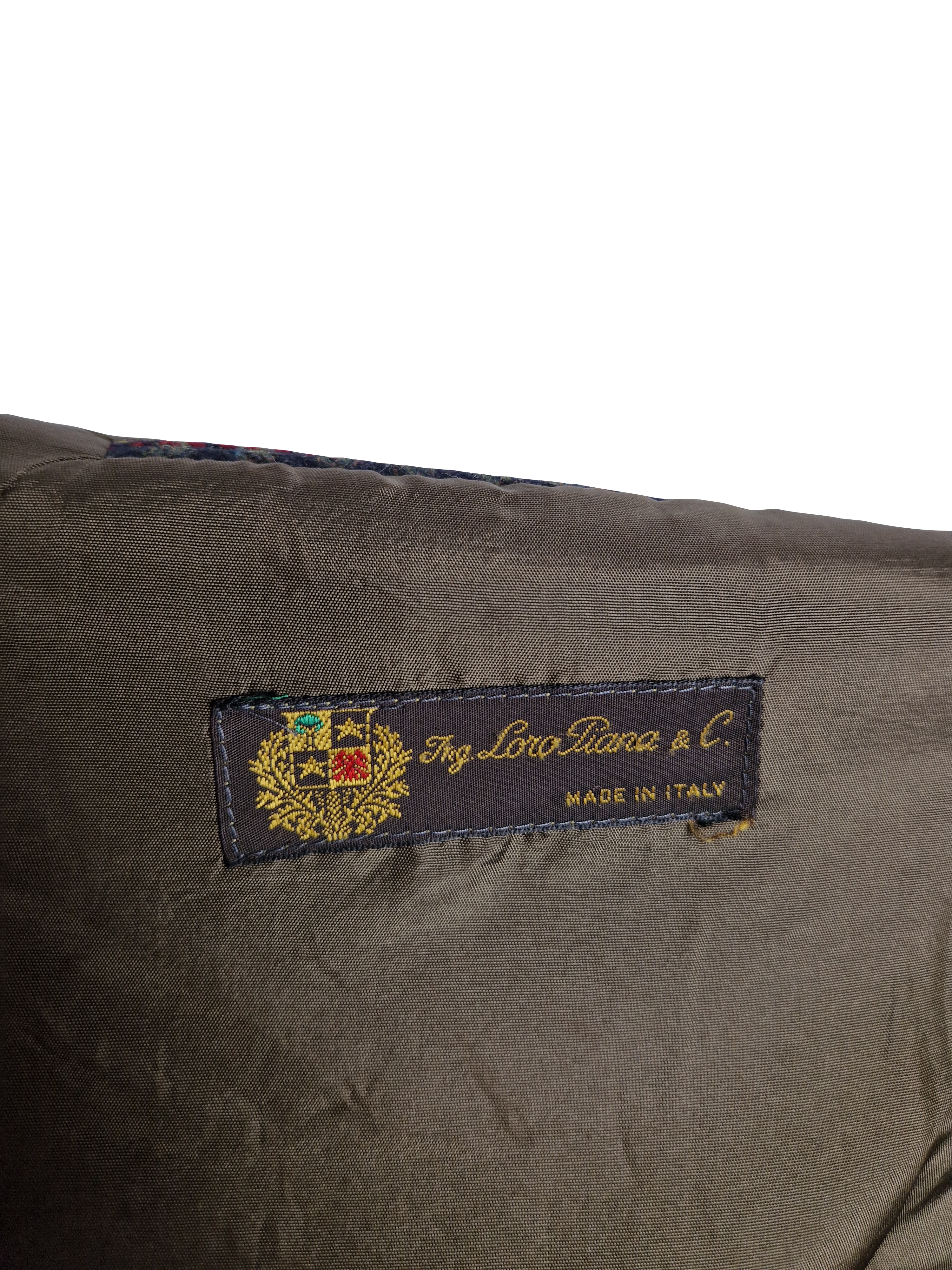 Vintage Loro Piana Sakko Made In Italy Schurwolle & Cashmere Braun M-L