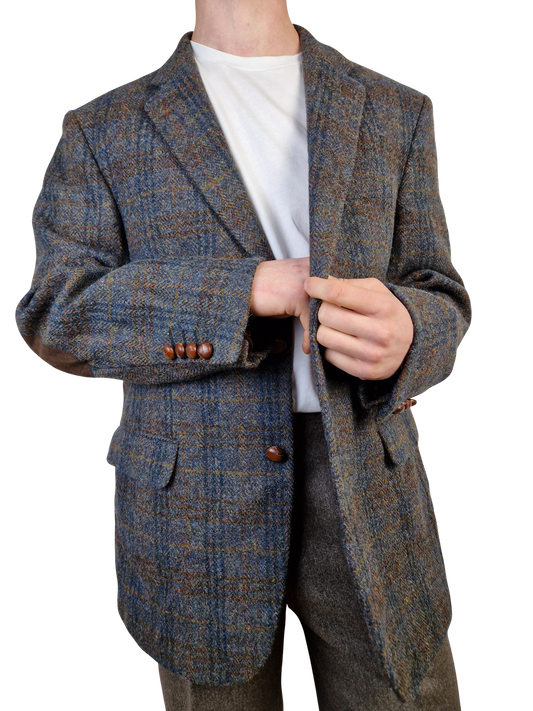 Modernes Harris Tweed Sakko By Digel Schurwolle (52) L-XL