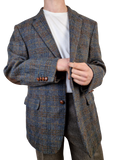 Modernes Harris Tweed Sakko By Digel Schurwolle (52) L-XL