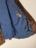 Rare! Vintage Unikat Lederjacke Handbemalt 50s Made In USA Conmar Zipper M-L