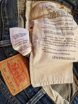 Vintage Levis Jeans 525 04 Flared Dunkelblau W27 L34