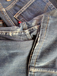 Vintage Levis Jeans 525 04 Flared Dunkelblau W27 L34