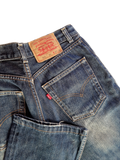 Vintage Levis Jeans 525 04 Flared Dunkelblau W27 L34