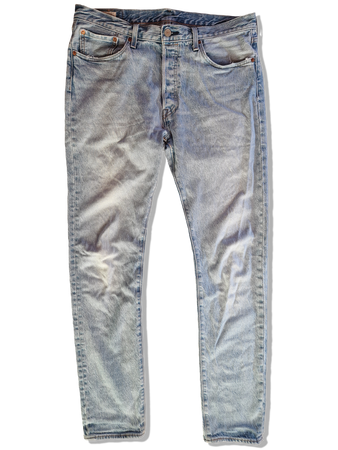 Moderne Levis Jeans Lot 501 Skinny Water<Less Hellblau W34 L34