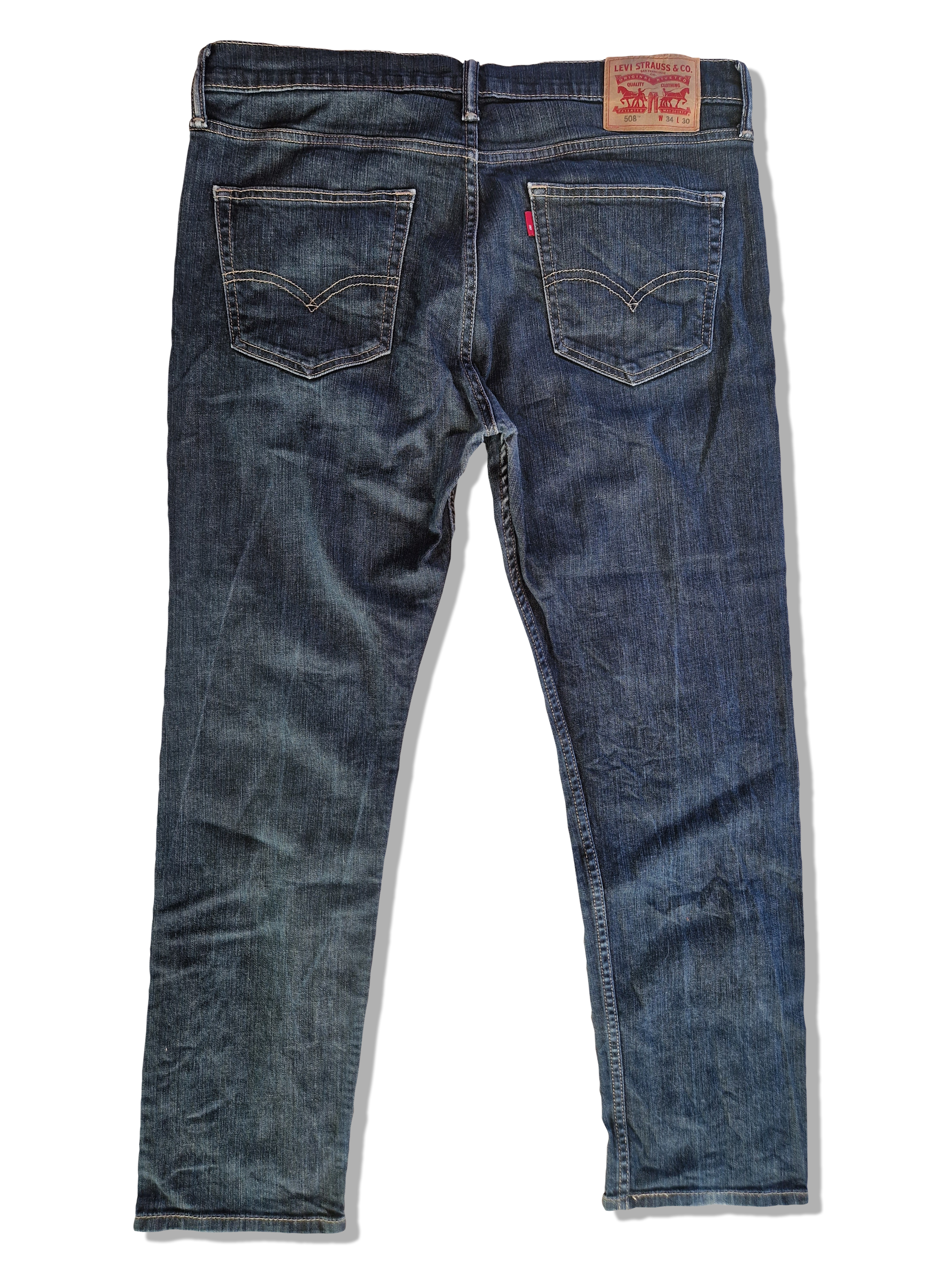 Moderne Levis Jeans 508 Dunkelblau W34 L 30 - RareRags