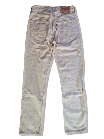Vintage Levis Jeans 501 Made In Spain Hellbraun Beige W29 L32