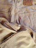 Vintage Levis Jeans 501 Made In Spain Hellbraun Beige W29 L32