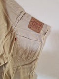 Vintage Levis Jeans 501 Made In Spain Hellbraun Beige W29 L32