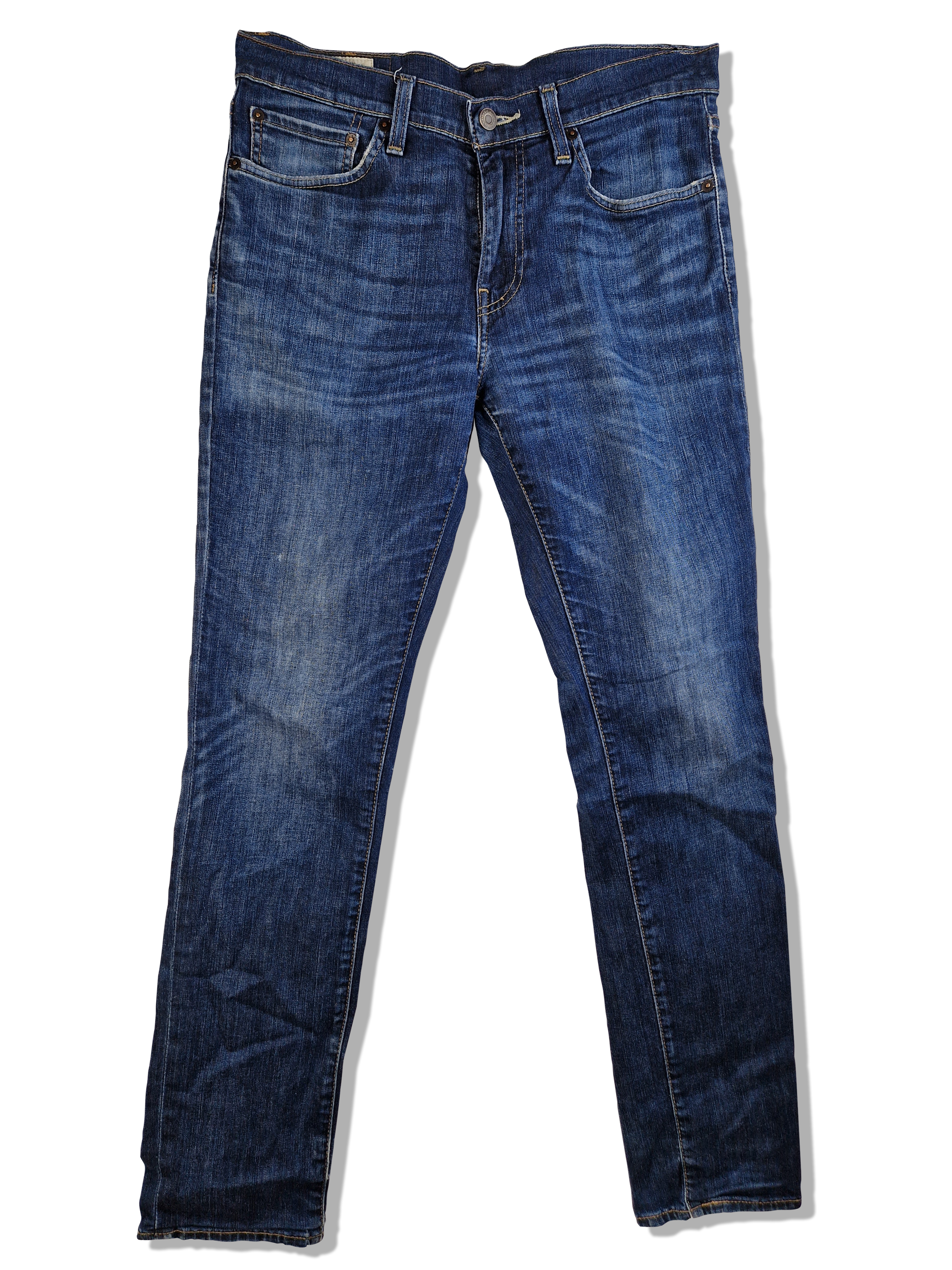 Moderne Levis Jeans Lot 511 Water<Less Dunkelblau W32 L34 - RareRags