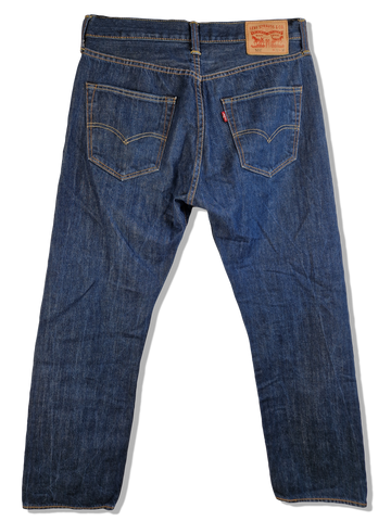 Moderne Levis Jeans 501 Basic Dunkelblau W32 L30