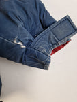 Vintage Tommy Hilfiger Daunenjacke Reversible Puffer Blau Rot Gelb L