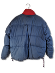 Vintage Tommy Hilfiger Daunenjacke Reversible Puffer Blau Rot Gelb L