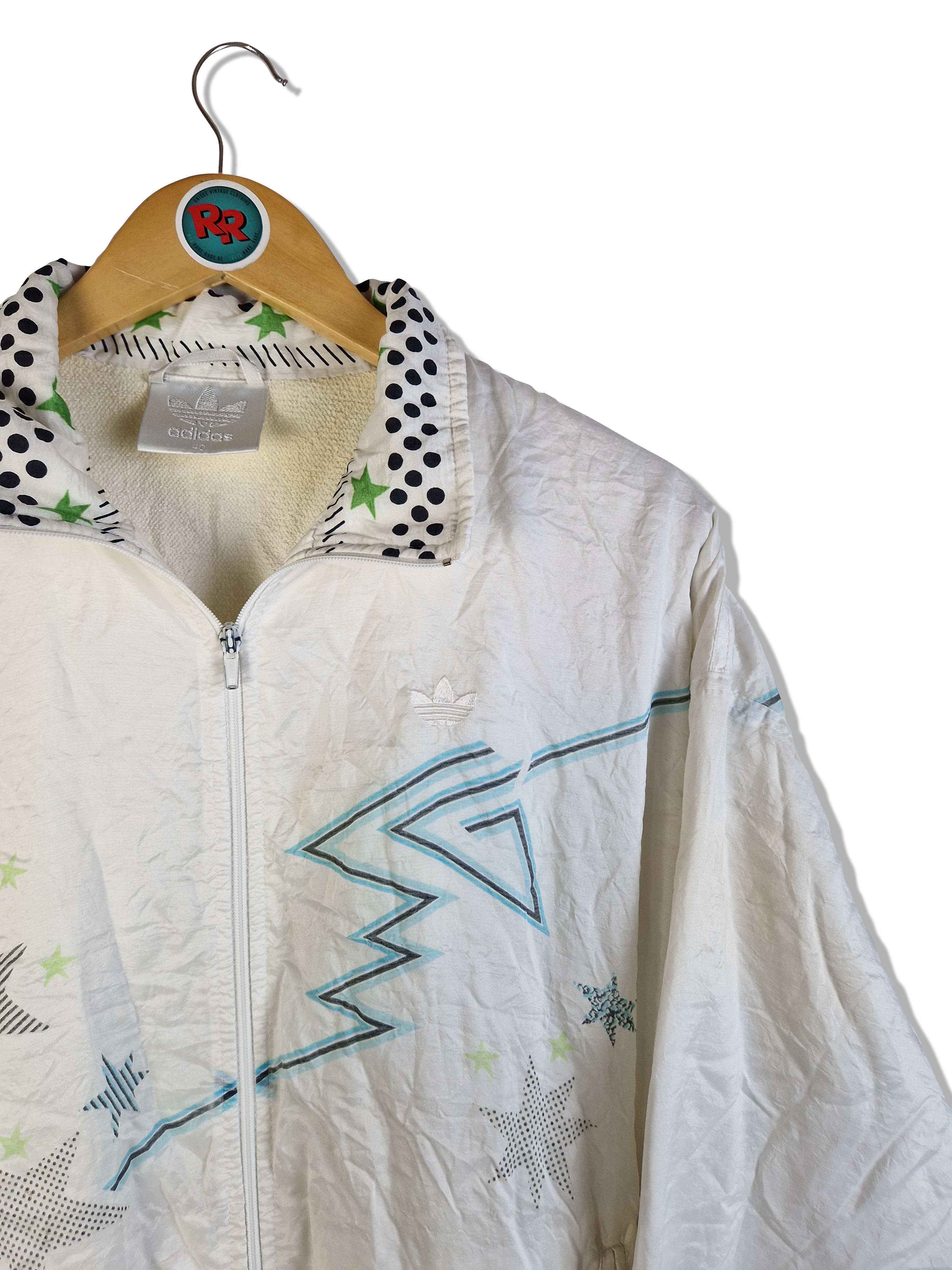 Rare! Vintage Adidas Sportanzug 80s Steffi Graf Frottee Made In West Germany Weiß M - RareRags