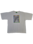 Modernes Tantra Shirt "Come to india..." Bedruckt Weiß XL